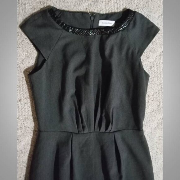 Calvin Klein grey dress Women's size 2 # - Picture 2 of 7